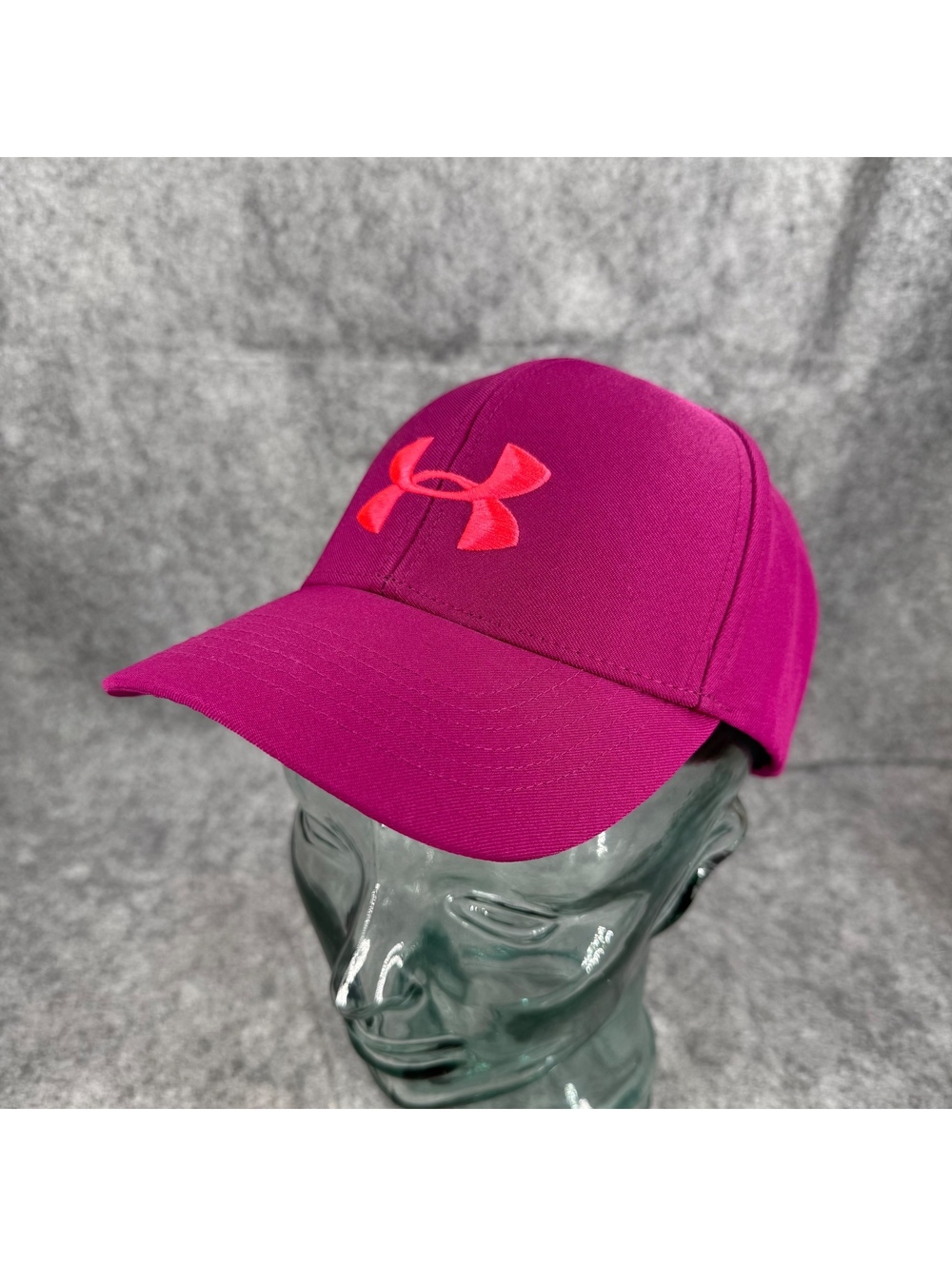 Under Armour Adjustable Baseball Cap Hat Magenta Coral Embroidered Women New 104